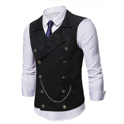 🔥Zeitlich begrenztes Angebot – 50% Rabatt! Herren Casual Retro Slim-Fit Weste für Anzug oder Smoking👔