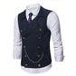 🔥Zeitlich begrenztes Angebot – 50% Rabatt! Herren Casual Retro Slim-Fit Weste für Anzug oder Smoking👔