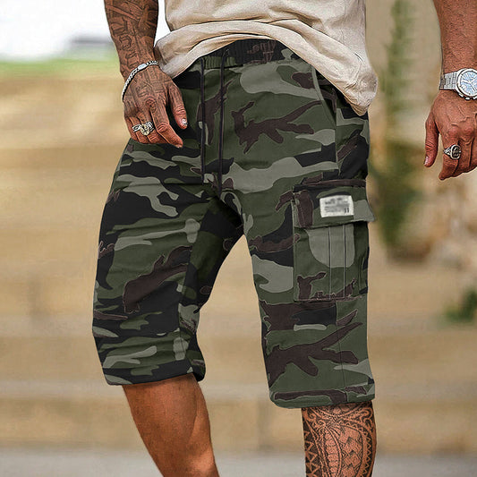 🔥 50% RABATT! 🩳 Herren-Camo-Cargoshorts mit Mehreren Taschen – Strapazierfähig, bequem & praktisch – Perfekt für Outdoor & Freizeit 🏕️