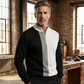 👕 50% RABATT! 🔥 Herren Color-Block Trainingsanzug-Set mit Viertel-Reißverschluss – Stilvolles Design, Bequeme Passform & Perfekt für Sport 🏃