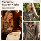 💎 50% RABATT! 💎 Damenbluse mit Leopardenmuster & Kontrast-Mesh – Langarm, Figurbetont & Perfekt für Büro bis Abendoutfit