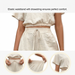 ✨🔥Kurzarm-Oberteil + lockere gerade Hose – Zweiteiler-Set für Damen