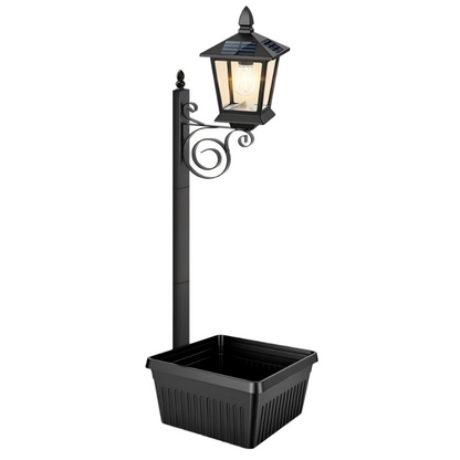 ✨Solar-Gartenleuchte mit Pflanztopf🪴💡