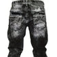 50% Rabatt 🎉– Kreative, schlichte Stretch-Jeans für Herren im Emotional-Rock-Stil👖