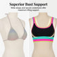 👙 50% RABATT! 🌊 3-teiliges Damen Bikini-Set – Hohe Taille, Color-Block & Zickzack-Design, Perfekt Für Strand & Urlaub 🌸