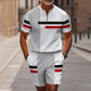✨🔥Herren-Hemd-und-Shorts-Set mit Viertelreißverschluss