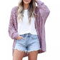 ✨🔥Locker sitzende Strickjacke für Damen mit offener Vorderseite💞