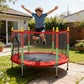✨🔥4,6-Fuß-Kindertrampolin mit Sicherheitsnetz💞