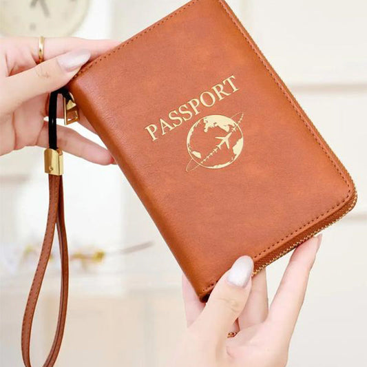 ✨🔥Reisepass-Geldbörse mit RFID-Schutz👛