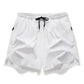 🔥 Heißer Sale: 50 % Rabatt!! 🏃🩳  Atmungsaktive Sportshorts – mit Reißverschlusstaschen, schnelltrocknend und mit elastischem Bund