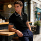 👕 50% RABATT! 🌞 Lässiges Sommer-Polohemd mit Kurzen Ärmeln – Atmungsaktive Baumwolle, Moderne Passform & Ideal Für Freizeit & Arbeit 💼