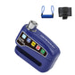 🔒 50% RABATT! 🏍️ Diebstahlsicheres Scheibenschloss mit Alarm 110 dB – Wasserdicht, einfache Bedienung & perfekter Schutz für Motorrad & Roller ✨