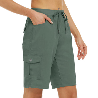 👗🔥 Cargo-Shorts für Damen – Schnelltrocknend, mit praktischen Taschen – bequem & funktional für Freizeit & Reise 🎒✈️