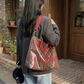 ✨🔥Damen Shopper mit Karomuster aus PVC
