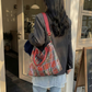 ✨🔥Damen Shopper mit Karomuster aus PVC