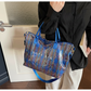 ✨🔥Damen Shopper mit Karomuster aus PVC