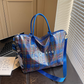✨🔥Damen Shopper mit Karomuster aus PVC