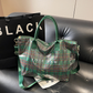 ✨🔥Damen Shopper mit Karomuster aus PVC