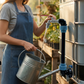 Adapter-Set für IBC-Tanks – Erhöhung, Zapfhahn aus Zinklegierung (3/4“), PE-Schlauch & Winkelstücke – ideal für Garten & Haushalt💧🏡