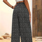 Damen-Hose mit gerafftem Hohem Bund & Weitem Bein – Leicht, vielseitig & eleganter Oversize-Style 🌿
