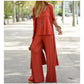 3-teiliges fließendes Loungewear-Set für Damen