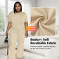👚 50% RABATT! 💃 Damen Freizeit-Oberteil & Schlaghose 2-teiliges Set – Bequem, Stilvoll & Perfekt Für Einen Lässigen Look 🌸