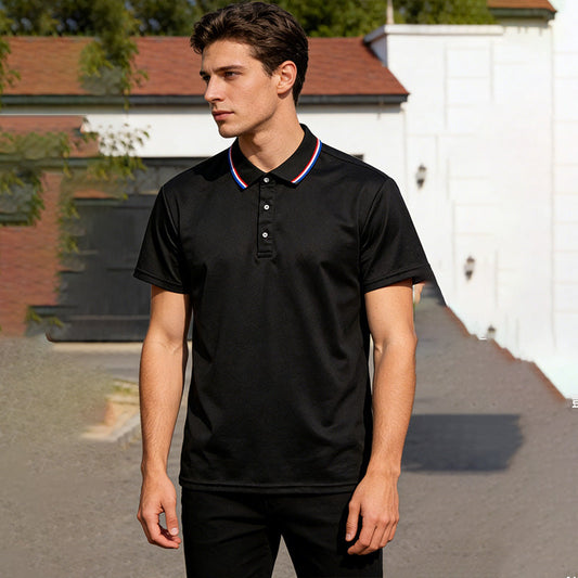 👔Golf-Freizeit-Set: 2 Atmungsaktive Kurzarmhemden mit Kragen für Herren | 50% im Sommer-Sale