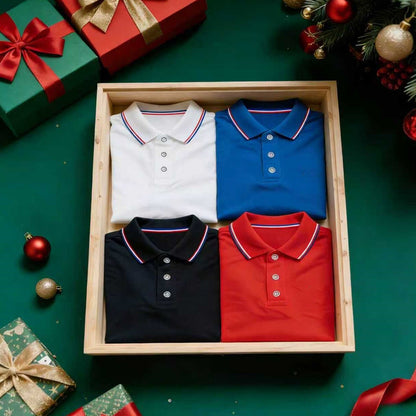 👔Golf-Freizeit-Set: 2 Atmungsaktive Kurzarmhemden mit Kragen für Herren | 50% im Sommer-Sale