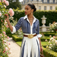 ✨🔥Gestreiftes Shirt & weite Hose im Set – bequem & stilvoll für den Alltag