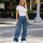👖 Baggy-Cargo-Jeans für Damen mit hoher Taille ✨