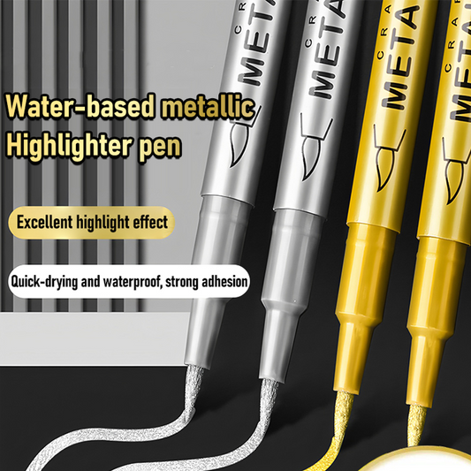 ✨🔥Wasserfeste, schnell trocknende Metallic-Marker