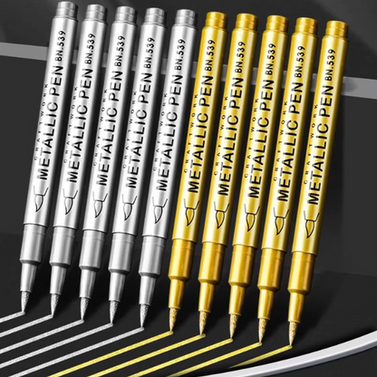 ✨🔥Wasserfeste, schnell trocknende Metallic-Marker