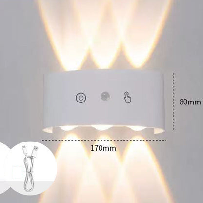 ✨💡Wiederaufladbares LED-Bewegungsmelder-Nachtlicht