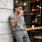 ✨🎽 Herren Vintage-Tanktop im Acid-Wash-Look – leicht, locker geschnitten & maskulin – ideal für Sport, Freizeit & heiße Tage