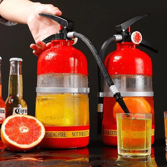 ✨🧯Beliebter Bierkübel im Feuerlöscher-Design – Handdruck-Zapfanlage – ideal für Public Viewing & Fussballpartys🍻⚽