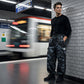 ✨Lässige Camouflage-Hose mit Kordelzug