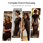 ✨🔥Elegantes Kleid mit Wickelausschnitt vorne und tailliertem Schlitz