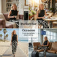 ✨🔥Damen Set – ärmelloses Top & gemusterte extrawette Hose – luftig, elegant & vielseitig – ideal für Sommer, Büro & Urlaub