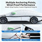 🚗🛡️ 50% RABATT! Dicke Halbgarage Autoabdeckung – Sonnen- & Schneeschutz – Isolierend, wasserdicht & perfekt für Frontscheibe, Motorhaube & Dach ❄️☀️