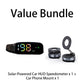 🚗Solarbetriebener Auto-HUD-Tachometer