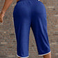 📢📢50 % RABATT !! ⏰Caprihose für Damen mit Kordelzug und Taschen
