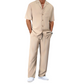 Herren-Set mit Kurzarmhemd und Hose