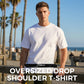 Oversize-T-Shirt für Herren mit überschnittenen Schultern