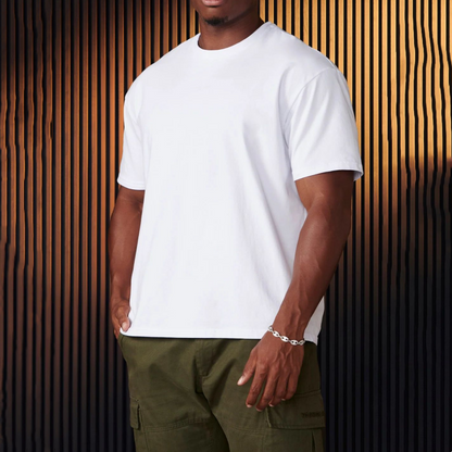 Oversize-T-Shirt für Herren mit überschnittenen Schultern