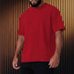 Oversize-T-Shirt für Herren mit überschnittenen Schultern