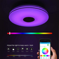 💡🎵Smarte 60W LED Deckenleuchte mit Bluetooth-Lautsprecher | RGB Farbwechsel & Dimmbar