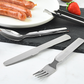 🍴🔥4-teiliges tragbares Besteckset aus Edelstahl