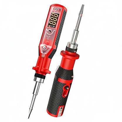 Rechargeable Voltage Tester with Screwdriver