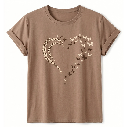 ✨🔥Lässiges Damen-Oberteil mit Kurzarm und Print