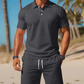 ✨🔥Zweiteiliges Sommer-Set für Herren aus Polohemd und Shorts